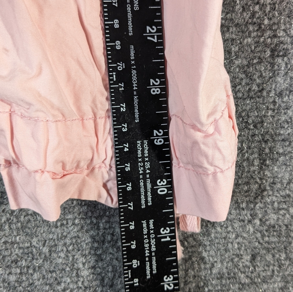 UNION BAY Capri Cargo Pants Juniors Pink Lightweight Tie Pockets - Picture 6 of 16